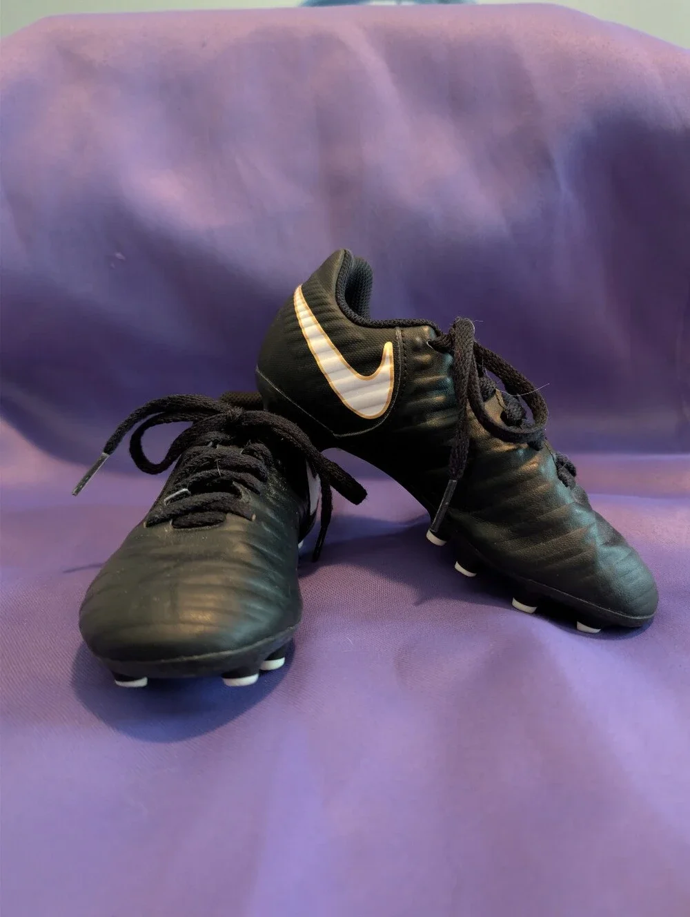Nike Kid's Black Soccer Cleats Toddler Size 11